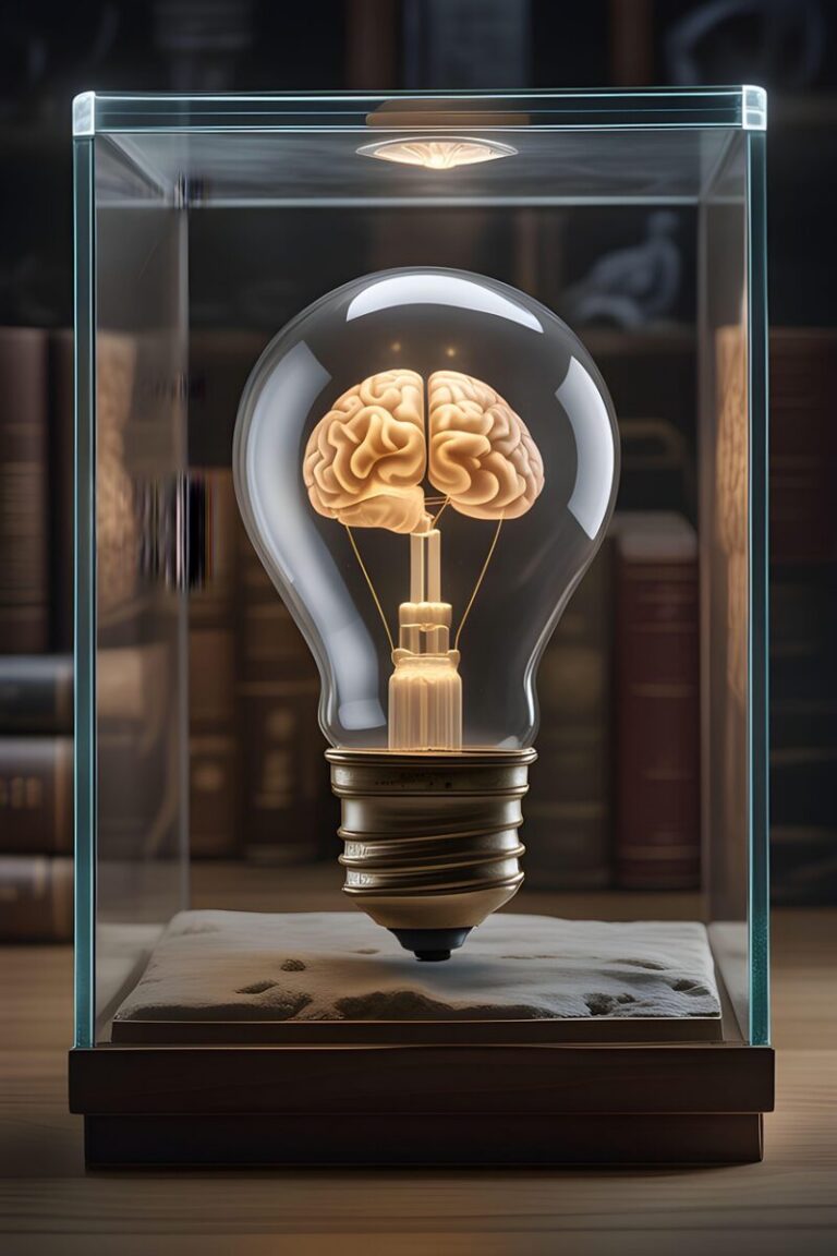ai generated, light bulb, brain, idea, think, bright idea, lighting, lamp, energy